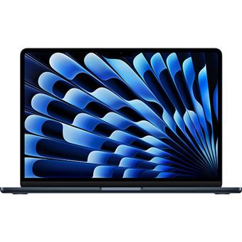 Macbook Air 15.3'/ CPU M4 de 10 núcleos/ 16 GB/ SSD de 512 GB/ GPU de 10 núcleos/ Meia-noite