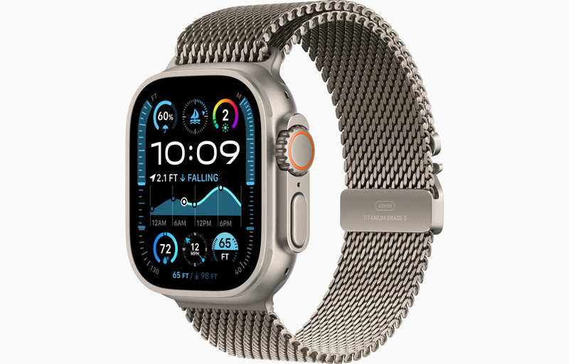 Apple Watch Ultra 2 | GPS | Celular | 49 mm | Caixa de titânio | Pulseira Milanesa
