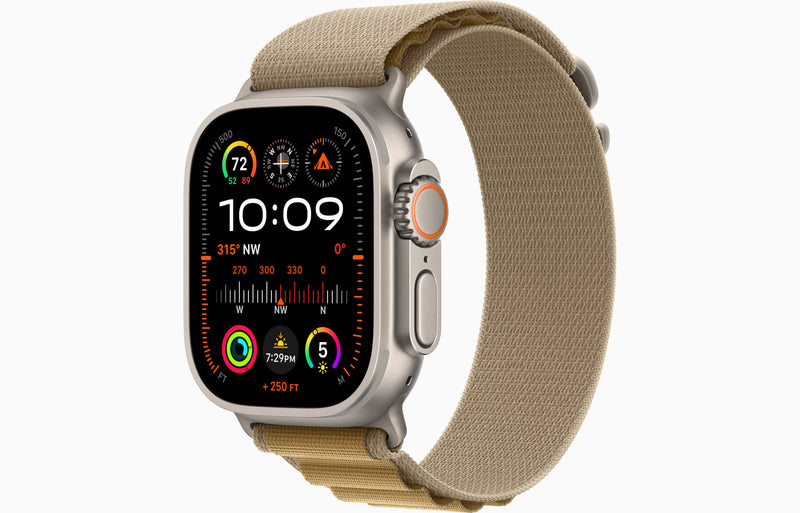 Apple Watch Ultra 2 | GPS | Celular | 49 mm | Caixa de titânio | Pulseira Alpine Loop |  Bege médio