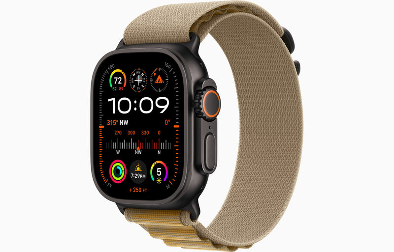 Apple Watch Ultra 2 | GPS | Celular | 49 mm | Caixa de titânio | Alça alpina bege | S