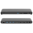 Docking USB Tipo-C 2-Power DOC0117A | 4xUSB | 1xUSB Tipo-C PD | 2xHDMI | 1xDisplayPort | 1xJack | 1xRJ45 | 1xLeitor de Cartão SD | Cinza