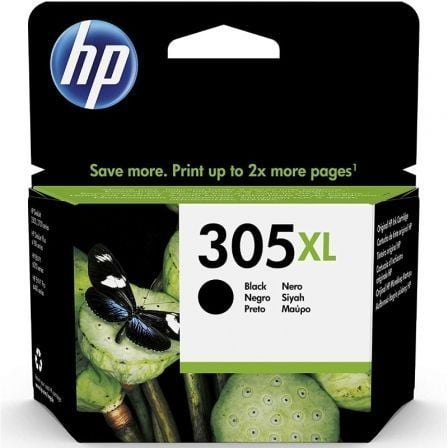HP nº 305 XL de alta capacidade| preto