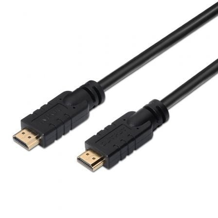 Cabo HDMI 1.4 Aisens A119-0106 | HDMI Macho - HDMI Macho | Até 10W | 720Mbps | 30m | Preto