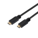 Cabo HDMI 2.0 Aisens A120-0374 4K | HDMI Macho - HDMI Macho | Até 10 W | 2250 Mbps | 20 m | Preto