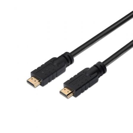 Cabo HDMI 2.0 Aisens A120-0375 4K | HDMI Macho - HDMI Macho | Até 10 W | 2250 Mbps | 25 m | Preto