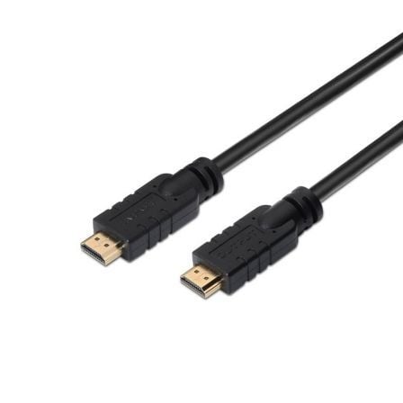 Cabo HDMI Aisens A120-0376 4K | HDMI Macho - HDMI Macho | Até 10 W | 2250 Mbps | 30 m | Preto