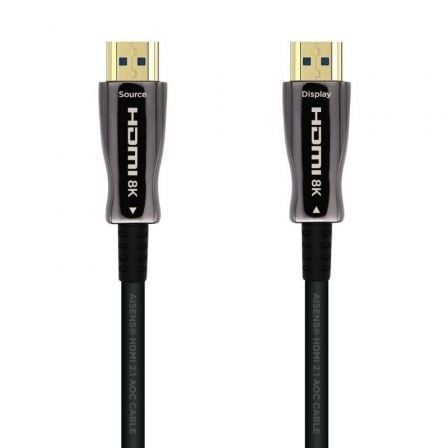 Cabo HDMI 2.1 AOC 8K Aisens A153-0522 | HDMI Macho - HDMI Macho | 60m | Preto