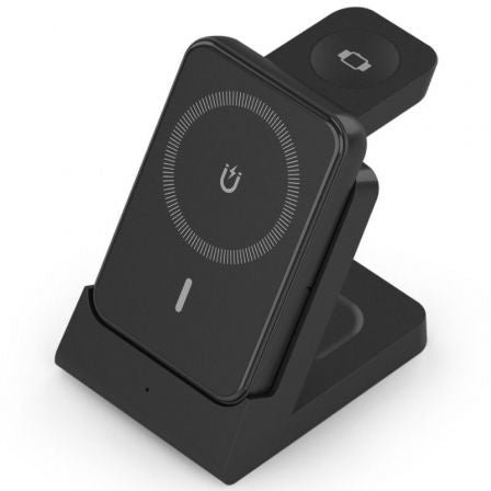 Base de carregamento sem fio Aisens ASCH-15W4WC064-BK | 15 W | Preto