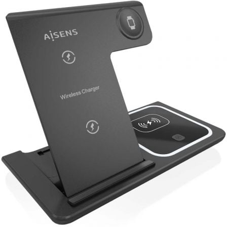 Base de carregamento sem fio Aisens ASCH-15W3WC043-BK | 15 W