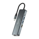 Docking USB Tipo-C Aisens ASUC-5P011-GR | 1xHDMI | 2xUSB | 1xRJ45 | 1xUSB Tipo-C | 1xUSB Tipo-C PD | Cinza
