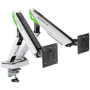 Suporte Aisens DT38TSR-345 com contrapeso para 2 monitores   |  giratório   |  inclinável   |  até 16 kg