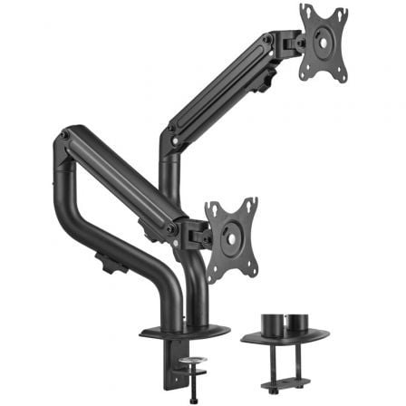 Suporte para duplo Aisens DT32TSR-141   |  Giratório   |  Inclinável   |  Até 8 kg