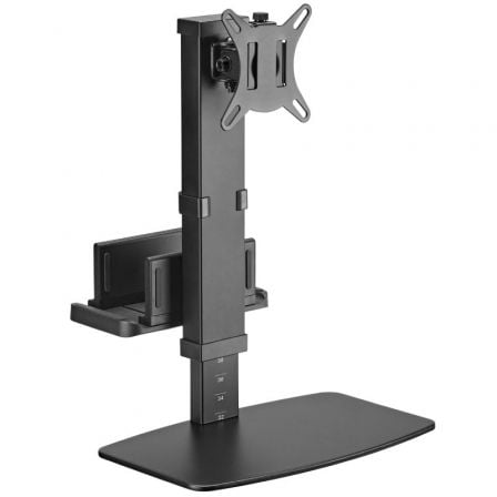 Suporte Aisens DT32TSR-165 para monitor, TV e mini PC | Giratório | Inclinável | Até 8 kg