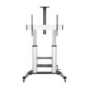 Suporte de chão inclinável Aisens FT100TE-125 com rodas e manivela para TVs de 60 a 100''   |  até 100 kg