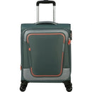 American Tourister Pulsonic Spinner 55cm | 55x40x23cm | 4 rodas | Verde floresta escuro