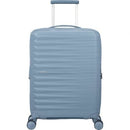 Mala de cabine expansível American Tourister FastForward Spinner 55 cm | 55 x 40 x 23 cm | 4 rodas | Azul