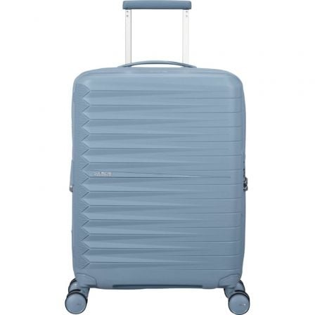 Mala de cabine expansível American Tourister FastForward Spinner 55 cm | 55 x 40 x 23 cm | 4 rodas | Azul