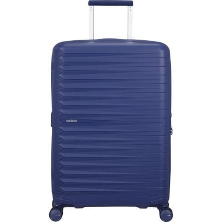 Mala média American Tourister FastForward Spinner, expansível, 68 cm | 68 x 46 x 30 cm | 4 rodas | Roxo crepúsculo