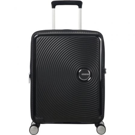 Mala de cabine American Tourister SoundBox Spinner 55cm | 55x40x20cm | 4 rodas | Preta