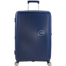 Mala média American Tourister SoundBox Spinner 67cm | 67x46,5x29cm | 4 rodas | Azul marinho