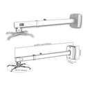 Suporte de parede para projetor Approx appSV03P | Extensível | até 10 kg