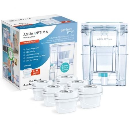 Tanque de água filtrada Aqua Optima WD1001 | 8,2 L | Inclui 6 filtros