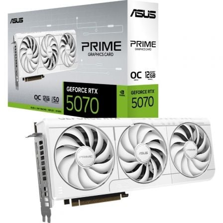 Asus Prime GeForce RTX 5070 White OC Edition| 12 GB GDDR7