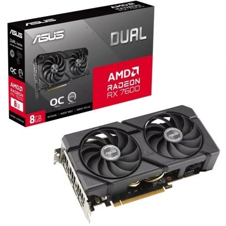 Asus Dual Radeon RX 7600 EVO OC | 8 GB GDDR6
