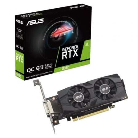 Asus GeForce RTX 3050 LP BRK OC Edition | 6 GB GDDR6 | Compatível com perfil baixo