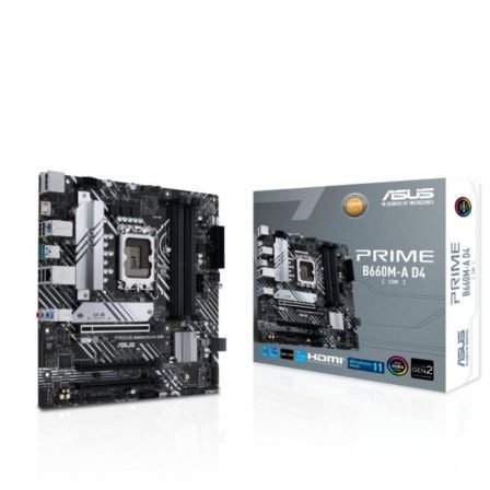 Asus Prime B660M-A D4-CSM | Soquete 1700 | Micro ATX