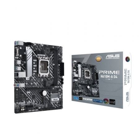 Asus Prime H610M-A D4-CSM | Soquete 1700 | Micro ATX