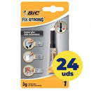 Caixa de tubo de cola Bic Fix Strong | 3g | 24 unidades