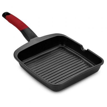Grill Bra Premiere A411428 | 28cm | Alumínio Fundido | Adequado para Indução