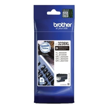 Brother LC-3239 XL de alta capacidade   |  preto