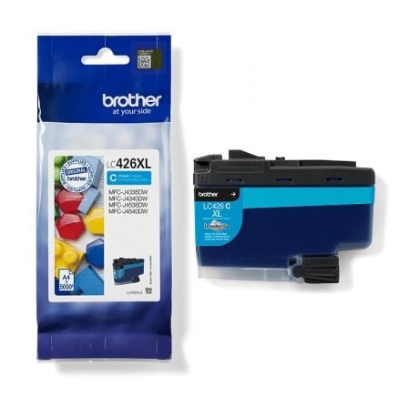 Tinteiro original Brother LC-426 XL ciano de alta capacidade