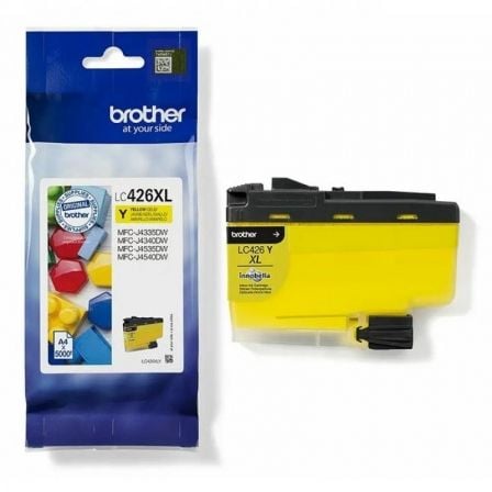 Tinteiro original Brother LC-426 XL de alta capacidade/amarelo