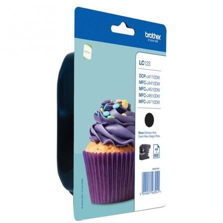 Brother LC-123 | Tinteiro preto original