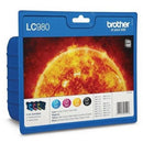 Brother LC-980 | Tinteiro original multipack | Ciano | Magenta | Amarelo | Preto