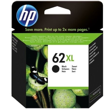 HP nº 62 XL de alta capacidade   |  preto