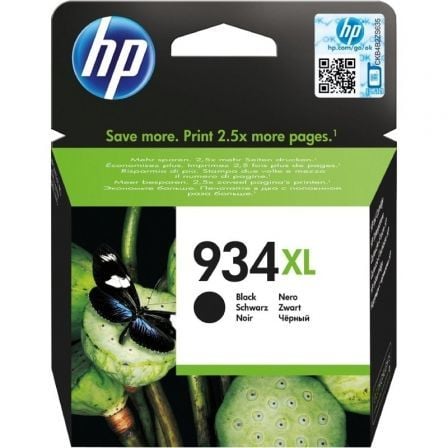 HP nº 934 XL de alta capacidade   |  preto