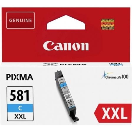 Canon CLI-581XXL de alta capacidade   |  ciano
