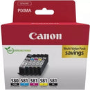 Canon PGI-580 PB + CLI-581 Multipack | Ciano | Magenta | Amarelo | Preto