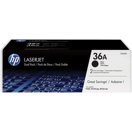 HP nº36A Multipack | 2x Preto
