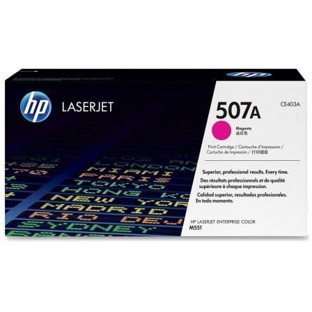 Toner HP original nº 507A | Magenta