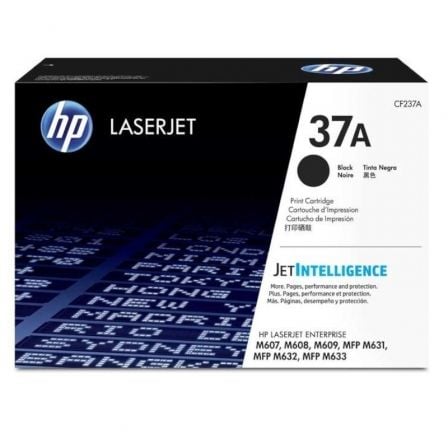 Toner HP original nº 37A | Preto