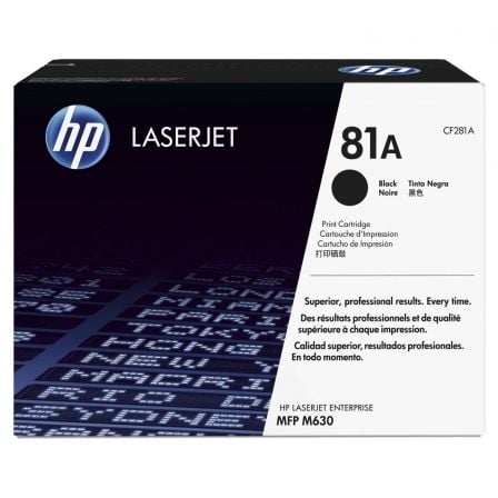 Toner HP original nº 81A | Preto