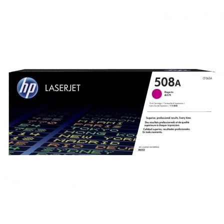 Toner HP original nº 508A | Magenta