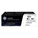 toner original HP nº 201X XL de alta capacidade, Pack múltiplo   |  2x preto