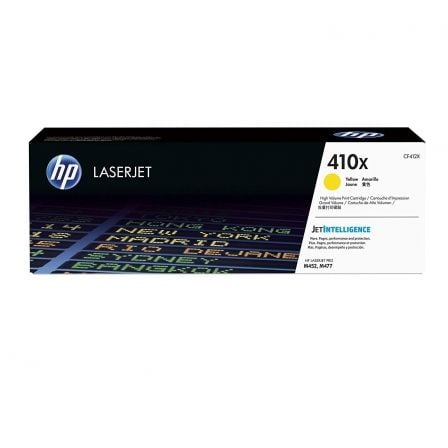 toner original HP nº 410X XL de alta capacidade   |  amarelo