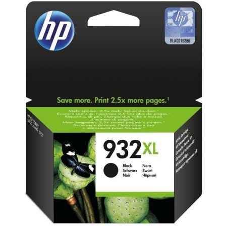 HP nº 932 XL de alta capacidade   |  preto